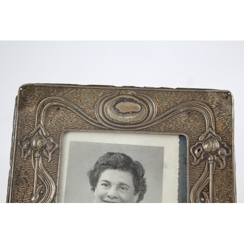 374 - Antique 1903 Birmingham A&J Zimmerman Art Nouveau Picture Frames 20.5cmx16cm x2