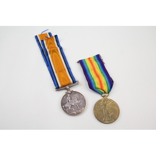 389 - WW1 Medal Pair 58506 Pte A. L. Park, W Yorks x 2