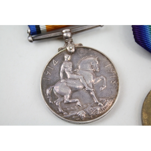 389 - WW1 Medal Pair 58506 Pte A. L. Park, W Yorks x 2