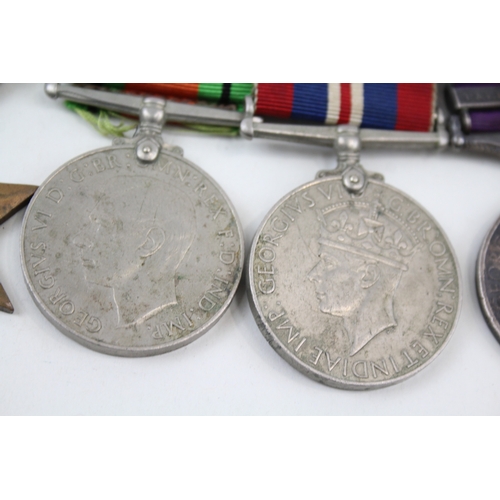 396 - WWII-GVI Mounted Medal Group GSM Named 1122197 Gnr W. H. Dowan RA