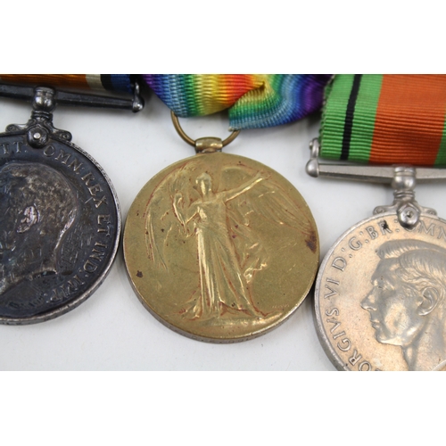 397 - Mounted WW1 - WW2 Medal Group WW1 Pair 22519 Pte C. E. Cole Middlesex R