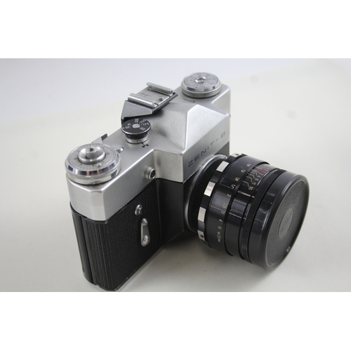 428 - Manual SLR Zenit B w/ Helios-44-2 58mm F/2 Manual Camera Lens, Working