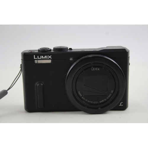 433 - Panasonic Lumix DMC-TZ60 Digital Compact Camera Working w/ Leica 30x Zoom Lens