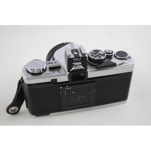 435 - Olympus OM-2 MD, SLR Vintage Film Camera w/ OM-System 50mm F/1.8 Lens