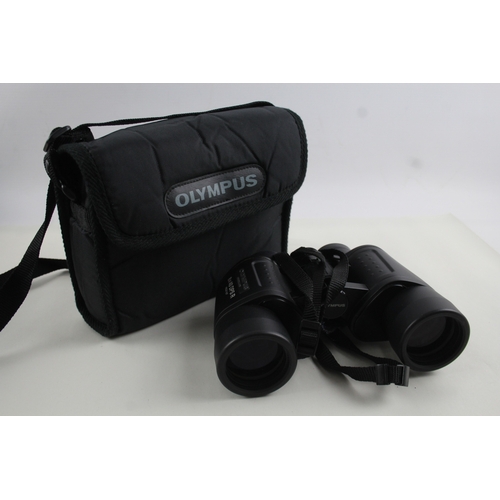 440 - Olympus 8x40 DPS R Field 8.2° Binoculars Working w/ Original Case