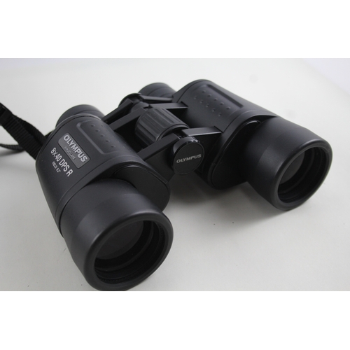 440 - Olympus 8x40 DPS R Field 8.2° Binoculars Working w/ Original Case