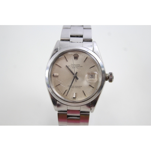 453 - Men's Vintage Rolex Date Watch Ref. 1500 Automatic Requires Repair