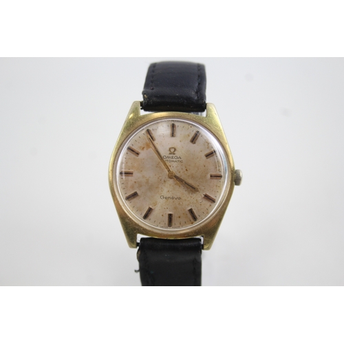 467 - Men's Vintage Omega Geneve Gold Tone Watch Automatic WATCH RUNS