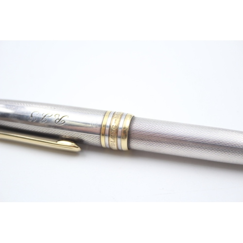 491 - Montblanc Meisterstuck .925 Sterling Silver Cased Ballpoint / Biro WRITING (34g)