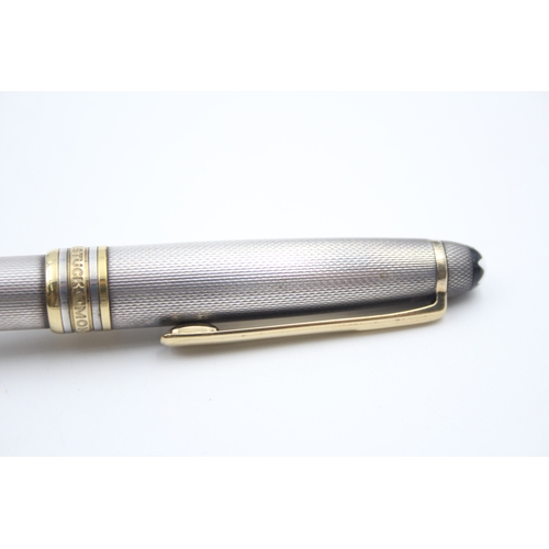 491 - Montblanc Meisterstuck .925 Sterling Silver Cased Ballpoint / Biro WRITING (34g)