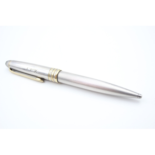 491 - Montblanc Meisterstuck .925 Sterling Silver Cased Ballpoint / Biro WRITING (34g)