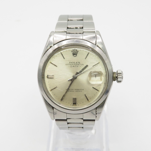 453 - Men's Vintage Rolex Date Watch Ref. 1500 Automatic Requires Repair