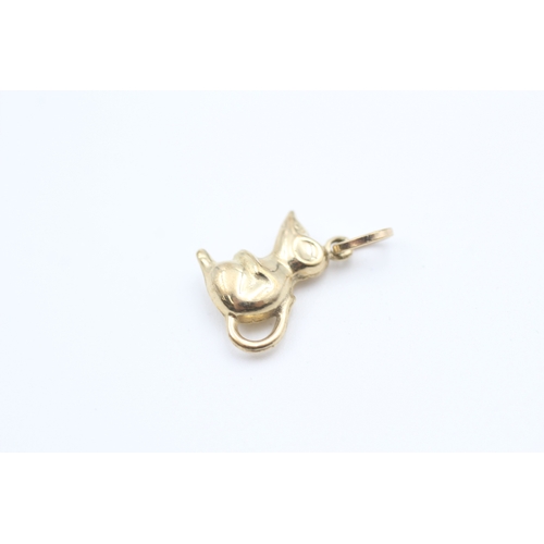 11 - 9ct gold mouse charm (0.5g)