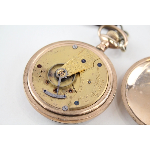 380 - Men's Vintage Rolled Gold Waltham Pocket Watch Hand Wind WATCH RUNS