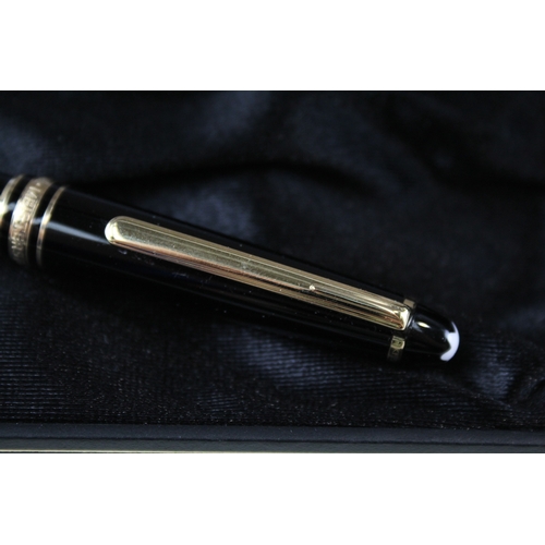 386 - Montblanc Meisterstuck Black Ballpoint Pen / Biro WRITING Original Box KF2152306