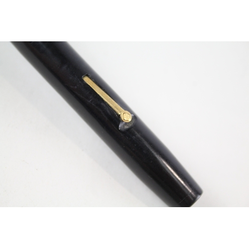 497 - Vintage Conway Stewart 26 Duro Pen Black Fountain Pen w/ 14ct Gold Nib WRITING