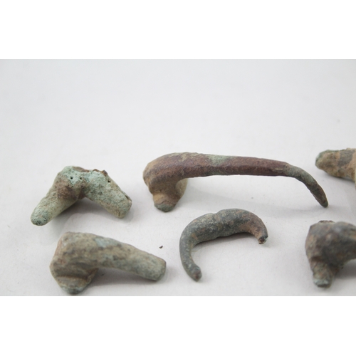 264 - Collection of Partial Roman Trumpet Brooches, Metal Detectorist Finds 52g