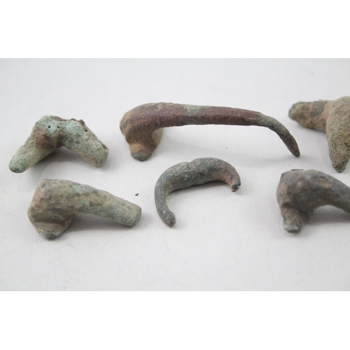 264 - Collection of Partial Roman Trumpet Brooches, Metal Detectorist Finds 52g