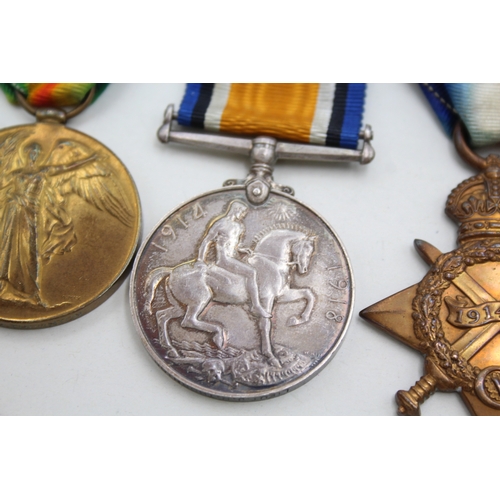 327 - WW1 Military Cross,1914-15 Star Trio Medal Group, Star 21458 Sjt Thornton RGA x4