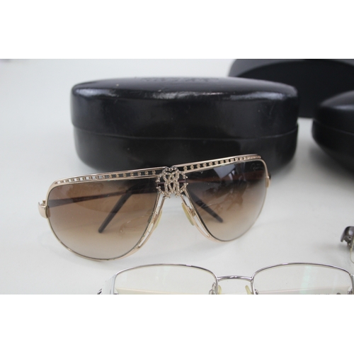 343 - Designer Sunglasses Glasses Inc Chanel. Prada, Rayban, Cases x 5