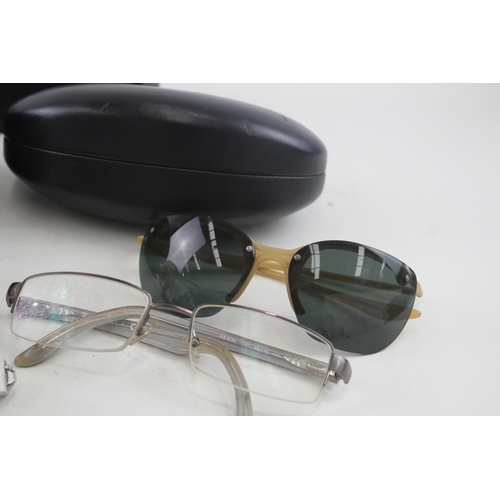 343 - Designer Sunglasses Glasses Inc Chanel. Prada, Rayban, Cases x 5