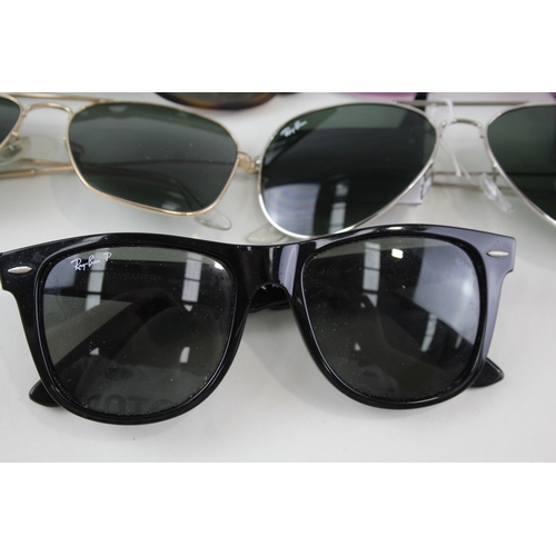 345 - Collection of Designer Rayban Sunglasses x 5