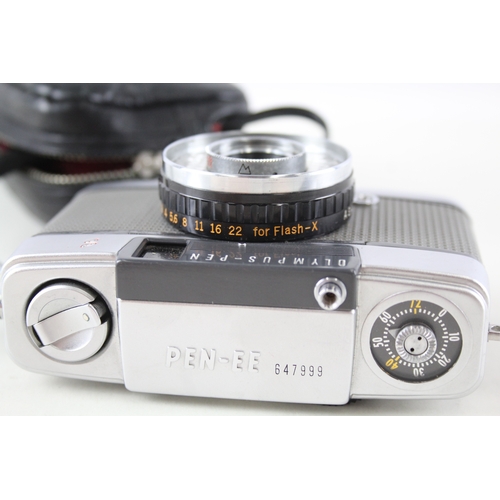 366 - Olympus Pen-EE Half Frame Film Camera w/ 2.8cm F/3.5 Lens