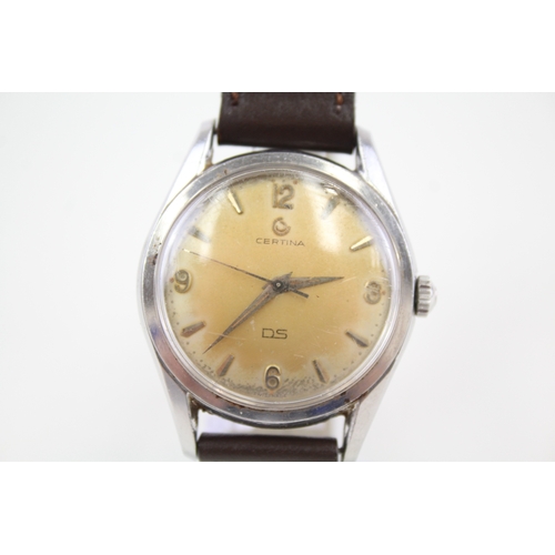 382 - Men's Vintage Certina DS Watch Hand-Wind WATCH RUNS