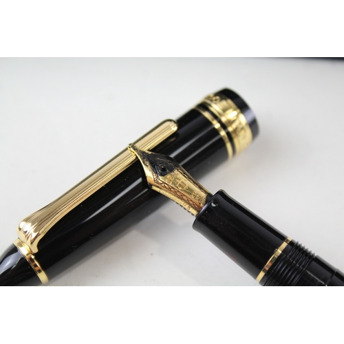 396 - Sailor Japan 1911 Standard Series Black Resin Fountain Pen w/ 21ct Gold Nib