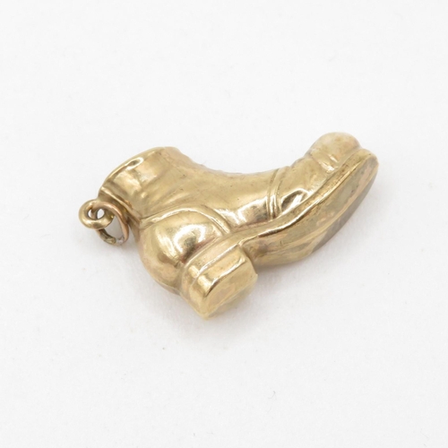 204 - HM 9ct Gold Boot Charm - 1.74g