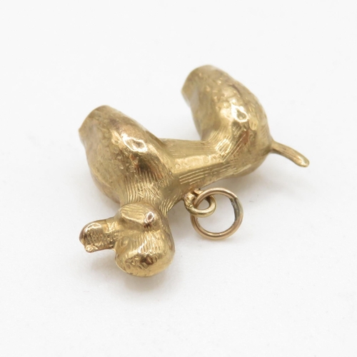 205 - HM 9ct Gold Poodle Dog Charm - 1.77g