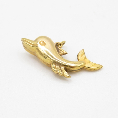 209 - HM 9ct Gold Dolphin Charm - 1.12g