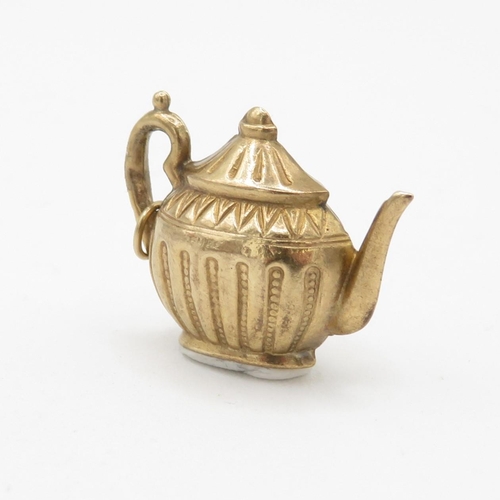 217 - HM 9ct Gold Teapot Charm - 1.76g