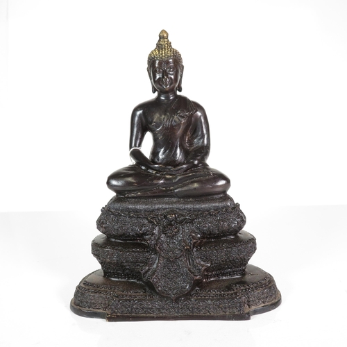 441 - Cast Bronze Buddha 3.3kg