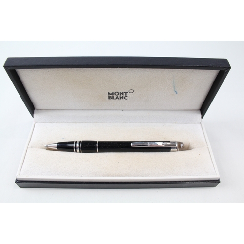 390 - Montblanc Starwalker Black Resin Ballpoint Pen / Biro WRITING Original Box