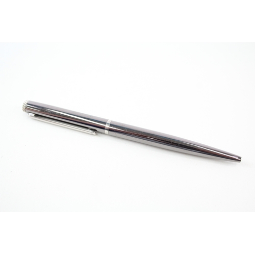 400 - Vintage Alfred Duhill Titanium & Silver Plated Ballpoint Pen Biro