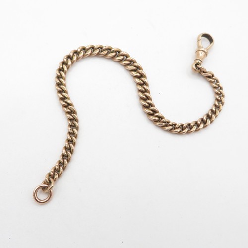 1 - 9ct Gold Graduated Albert Watch Chain (15.53g)