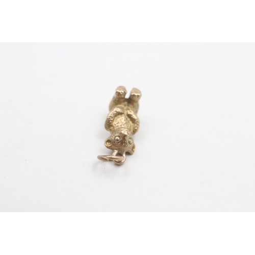 18 - 9ct gold bear charm (2.5g)