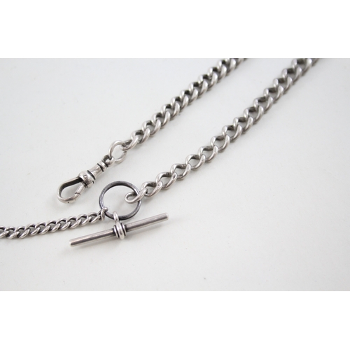 487 - Vintage 925 Silver Pocket Watch Chain