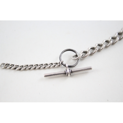 487 - Vintage 925 Silver Pocket Watch Chain