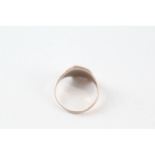 75 - 9ct rose gold vintage signet ring (3.3g) Size  J