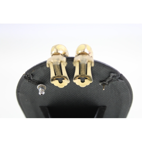 317 - Collection of Christian Dior Gold Tone Earrings inc. Clip On, Studs x 2 18g