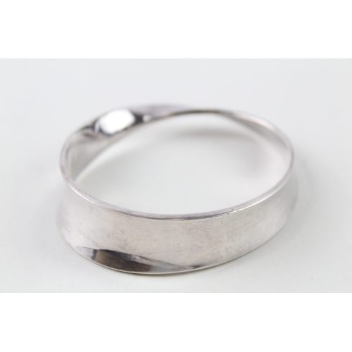 320 - Georg Jensen Modernist Twist Full Bangle 54g