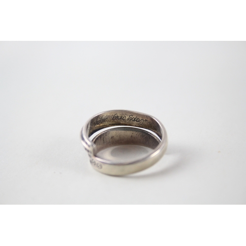 357 - David Andersen Sterling Silver Ring 'Copy Orig Year 300' 6g