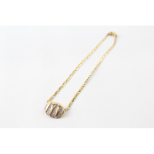 363 - Gold Tone Necklace By Givenchy 16g