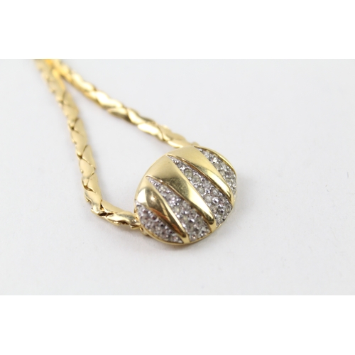 363 - Gold Tone Necklace By Givenchy 16g