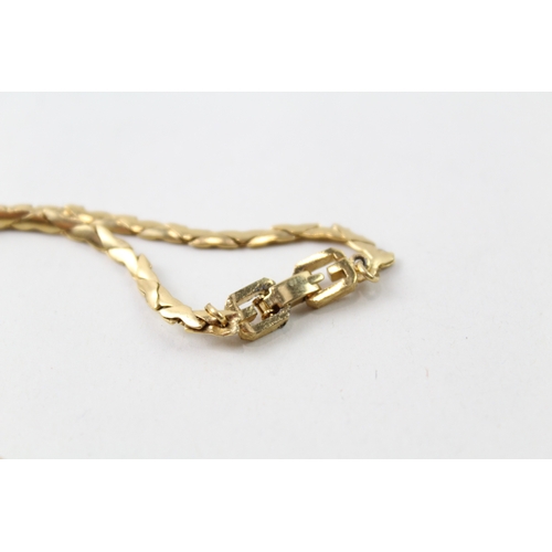 363 - Gold Tone Necklace By Givenchy 16g