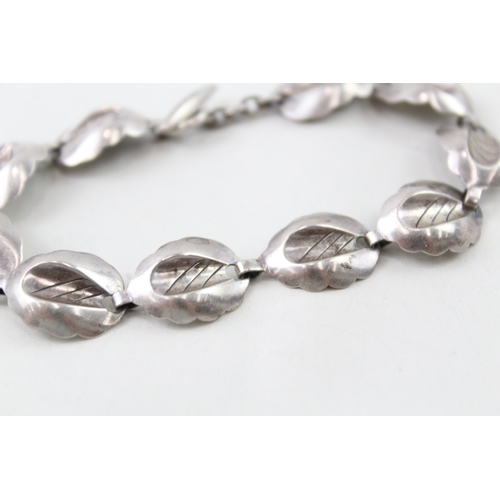 371 - Sterling Silver Bracelet By Hermann Siersbol, Denmark 12g