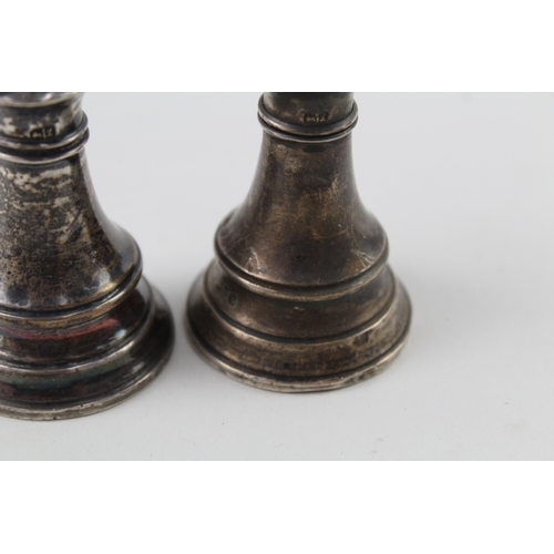 404 - Antique 1911 Chester Sterling Silver Novelty Chess Piece Salt / Pepper 101g