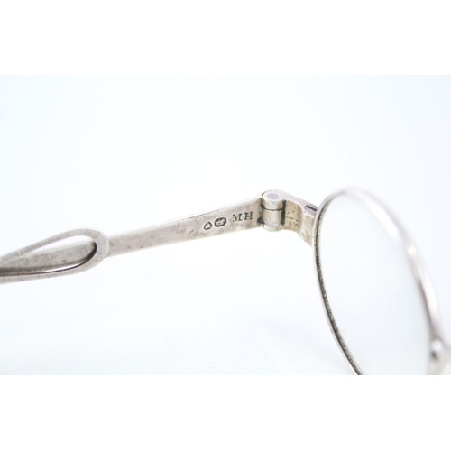 421 - Antique George V Hallmarked 1832 London Sterling Silver Spectacles (26g)